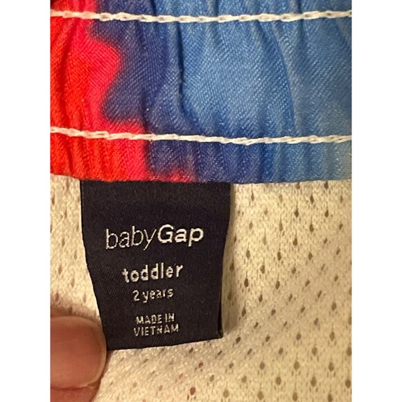 BabyGap Toddler Tie-Dye Swim Trunks 2 Years - Picture 3 of 3